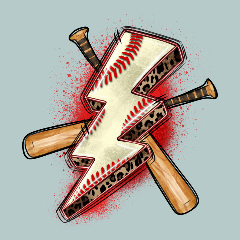 Baseball Lightning Bolt Heavy Core Tee by Zillion Design Studio | Teevron