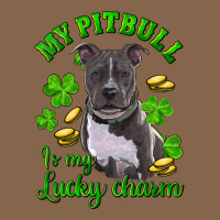 St Patricks Day My Pitbuli My Lucky Charm Premium Tee | Teevron