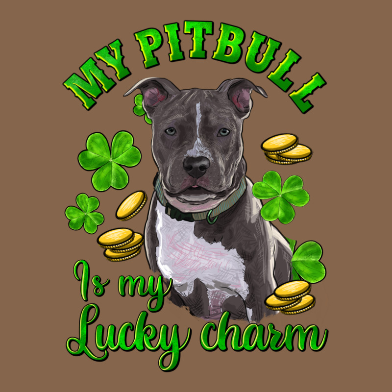 St Patricks Day My Pitbuli My Lucky Charm Premium Tee by RanaPortraitStore | Teevron
