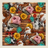 Cow And Western Seamless Pattern Urban Heavy Tee | Teevron