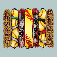 Softball Serape Leopard Cowhide Glitter Brushstrokes Heavy Core Tee | Teevron