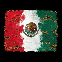 Mexican Flag With Leopard Ladies Tee | Teevron