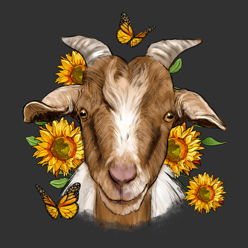 Sunflower Goat Urban Heavy Tee by Jasminsmagicworld | Teevron