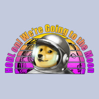 Doge Coin Hodl On We're Going To The Moon Retro Sunset Long Sleeve Tee | Teevron