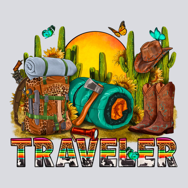 Western Traveler Cowboy Zipper Hoodie by NancyCooperArtShop | Teevron