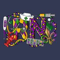 Rn Registered Nurse Mardi Gras Heavyweight Hoodie | Teevron