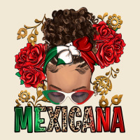 Mexicana Latina Messy Bun Ladies Tee | Teevron