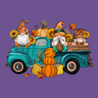 Fall Gnomes Truck Pumpkin Sunflowers Vintage Tee | Teevron