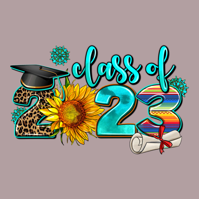 Western Sunflower Class Of 2023 Vintage Hoodie by AdoDesignShop | Teevron