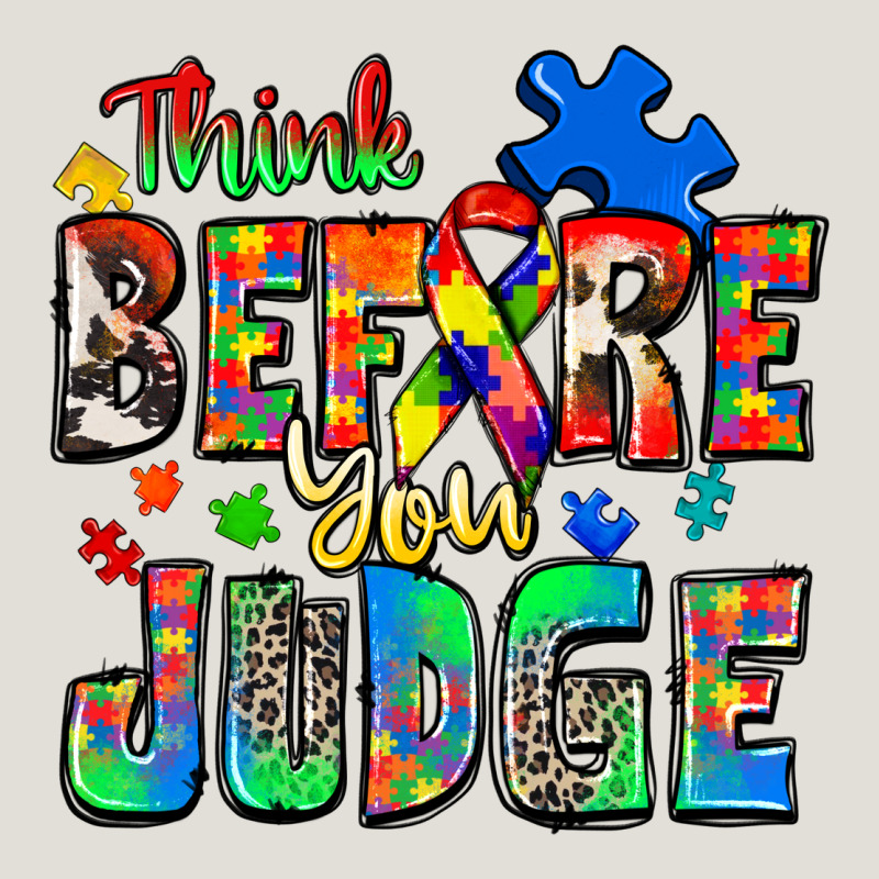Think Before You Judge Autism Heavy Core Tee by Zillion Design Studio | Teevron