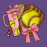 Softball Coquette Bow Vintage Hoodie | Teevron