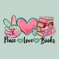 Peace Love Books Zipper Hoodie | Teevron