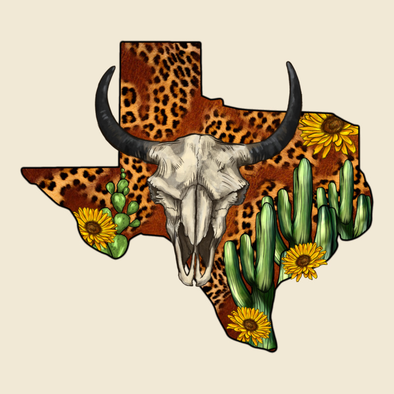 Bull Skull Texas Map Western Premium Tee by BarkalooDesign | Teevron