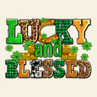 Lucky And Blessed With Coins And Shamrocks Vintage Tee | Teevron