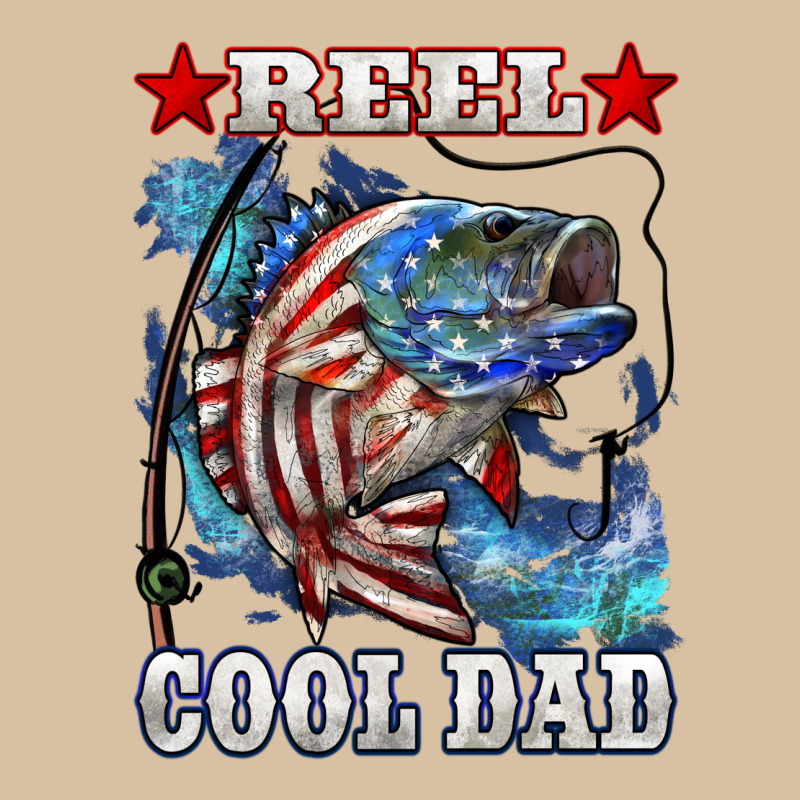 Reel Cool Dad Bass 4th Of July Heavyweight Hoodie by LillyAllenDesigns | Teevron