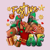 Festive Af Christmas Black Girl Children Sneakers Ladies Tee | Teevron