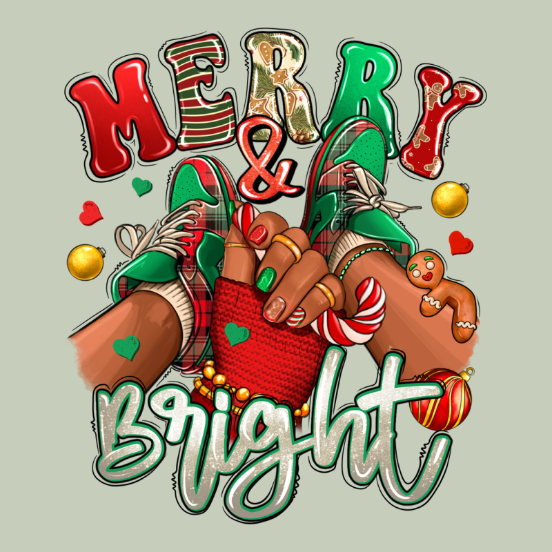 Merry And Bright Black Kid Sneakers Ladies Tee by RanaPortraitStore | Teevron