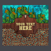 Preview Custom Cactus And Sunflowers Leopard Turquoise Classic Tee | Teevron