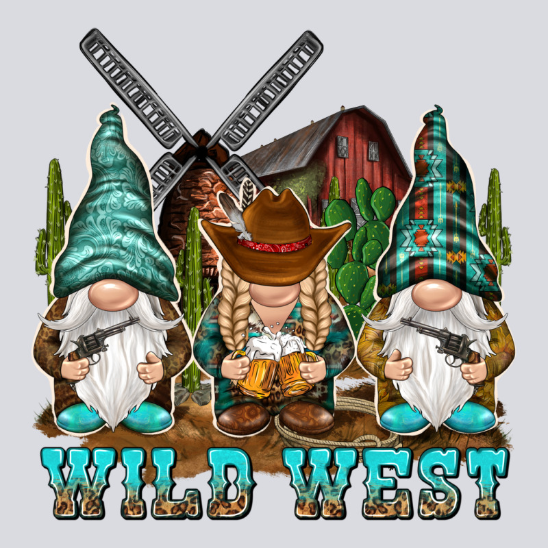 Wild West Gnomies Zipper Hoodie by NancyCooperArtShop | Teevron
