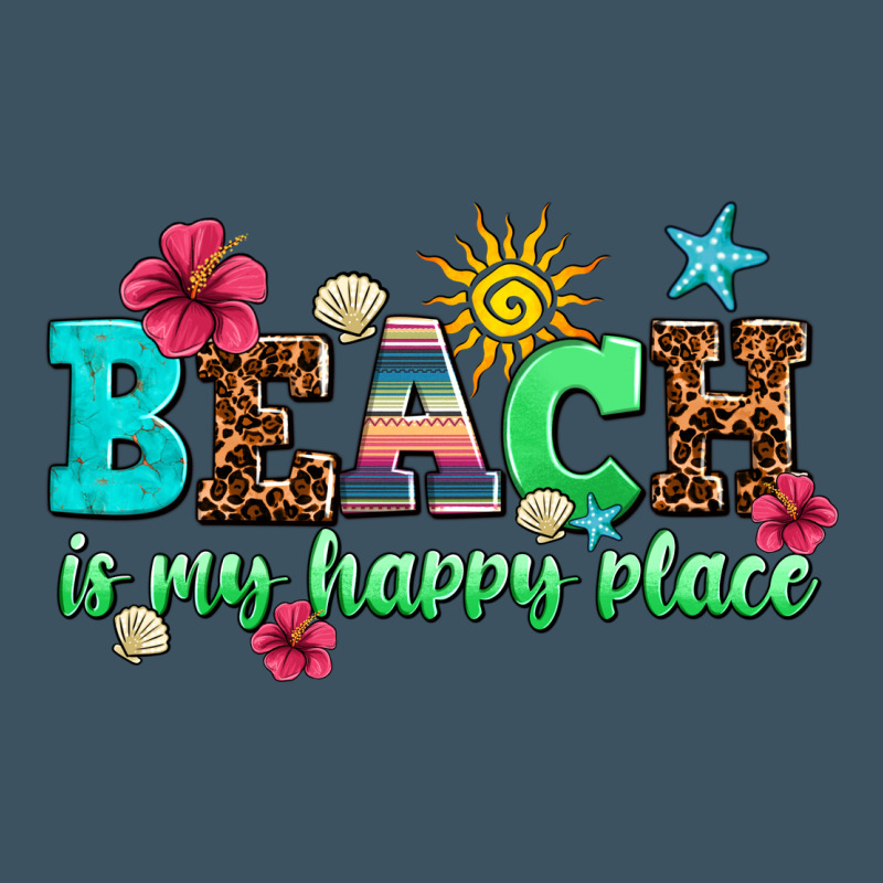 Beach Is My Happy Place Urban Heavy Tee by AdoDesignShop | Teevron