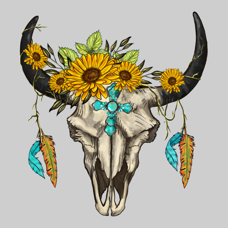 Bull Skull Western Premium Tee by BarkalooDesign | Teevron