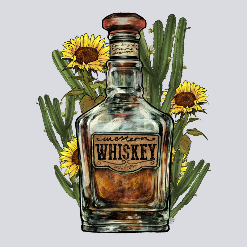 Western Whiskey Bottle Zipper Hoodie by NancyCooperArtShop | Teevron