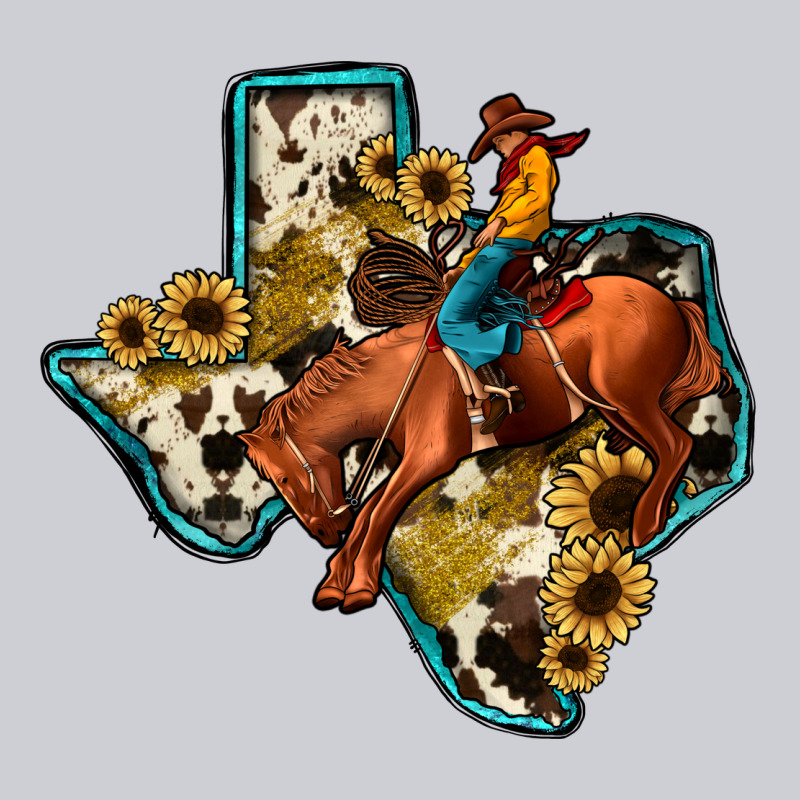 Rodeo Sunflower Texas Map Heavyweight Sweatshirt by JahusDesignShop | Teevron