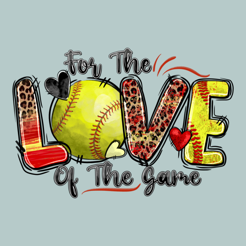 For The Love Of The Game Softball Heavy Core Tee by Zillion Design Studio | Teevron