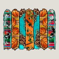 Basketball Serape Cowhide Turquoise Leopard Glitter  Brushstrokes Heavy Core Tee | Teevron