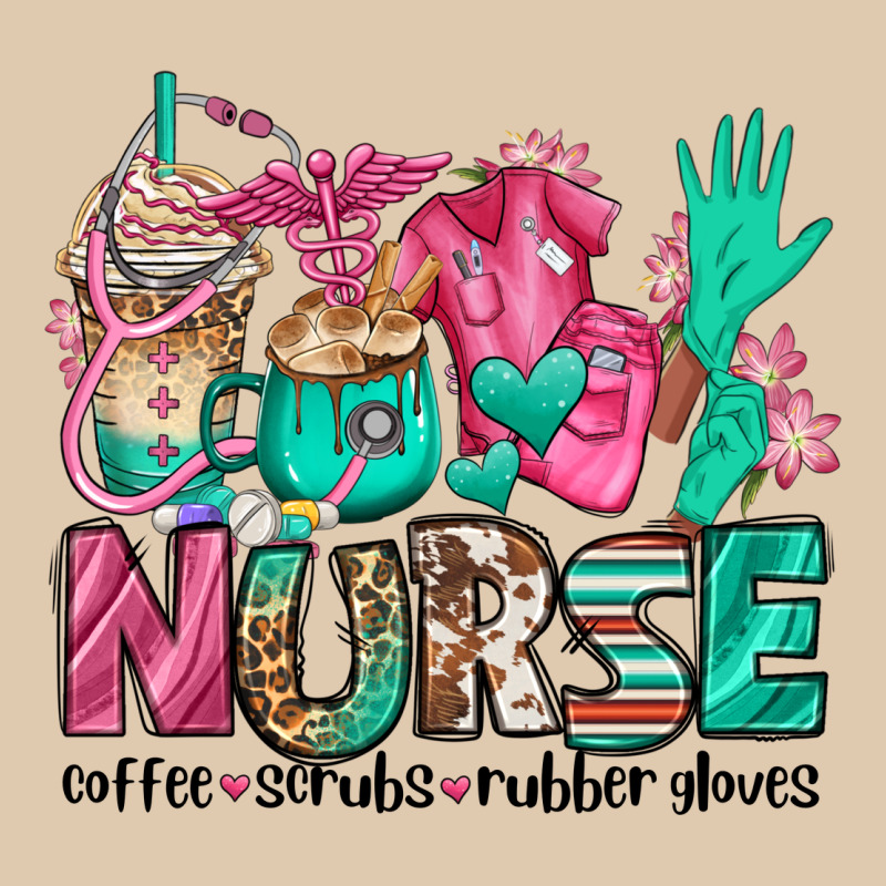 Nurse Coffee Scrubs Rubber Gloves Heavyweight Sweatshirt by Jasminsmagicworld | Teevron