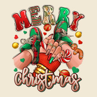 Merry Christmas Caucasian Girl Sneakers Ladies Tee | Teevron