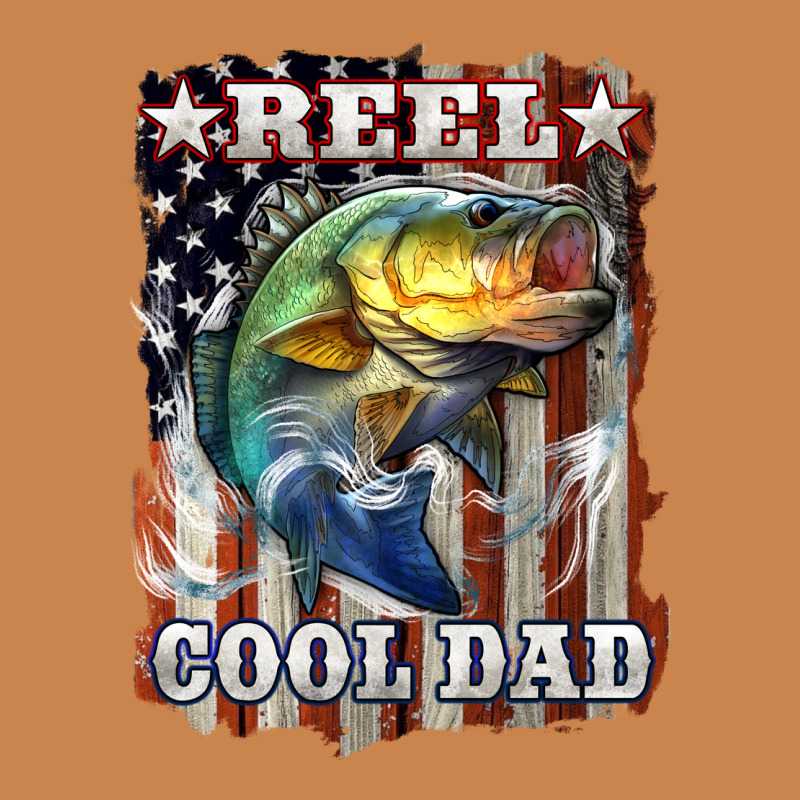 Reel Cool Dad Bass 4th Of July Heavyweight Hoodie by LillyAllenDesigns | Teevron