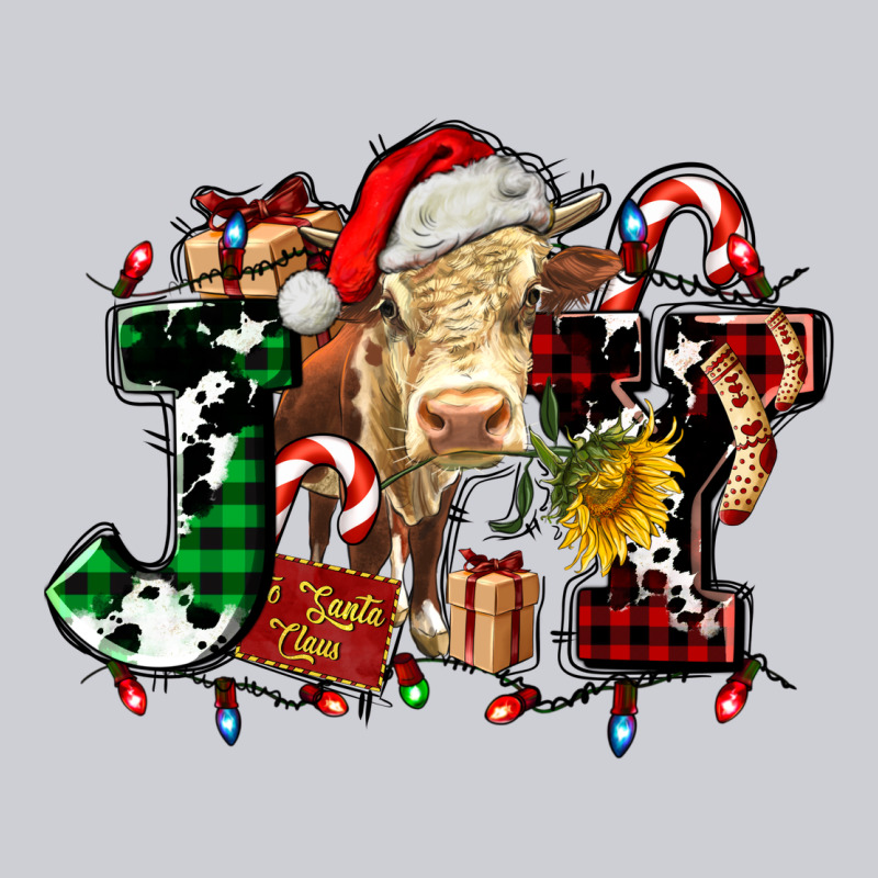 Joy And Cow Christmas Candies And Letters Heavyweight Sweatshirt by AdoDesignShop | Teevron
