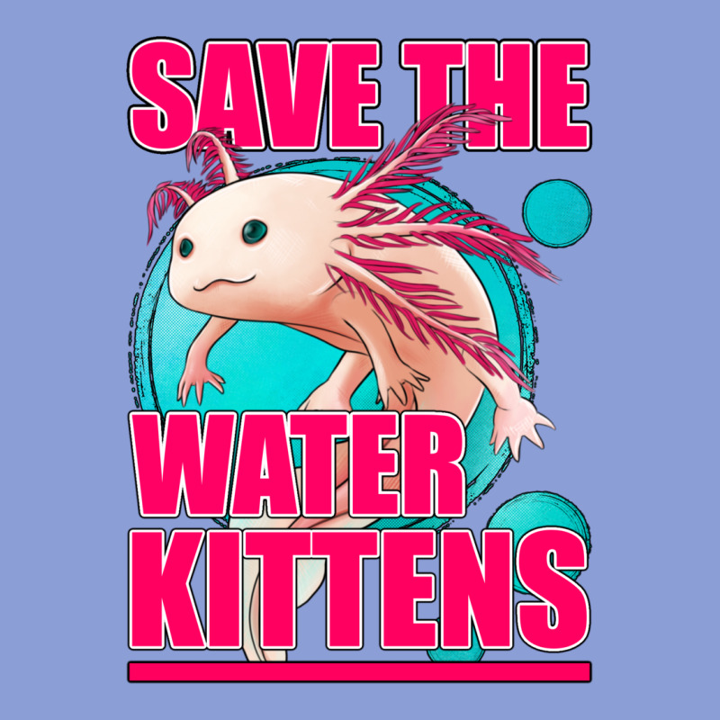 Save The Water Kittens Axolotl Long Sleeve Tee by Jasminsmagicworld | Teevron