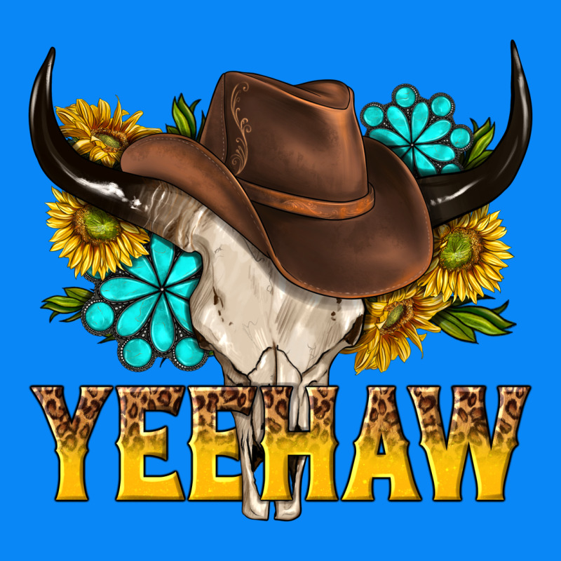 Yeehaw Bull Skull Zipper Hoodie by NancyCooperArtShop | Teevron