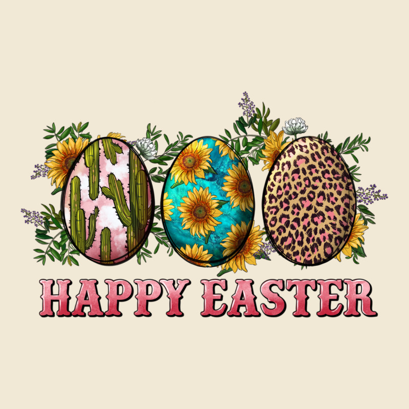 Happy Easter Eggs With Sunflower Leopard And Cactus Premium Tee by RanaPortraitStore | Teevron