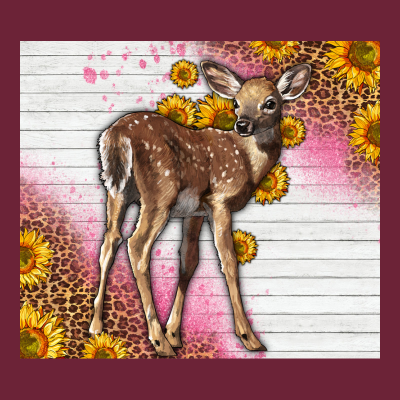 Western Cute Baby Deer Fawn Long Sleeve Tee by LillyAllenDesigns | Teevron