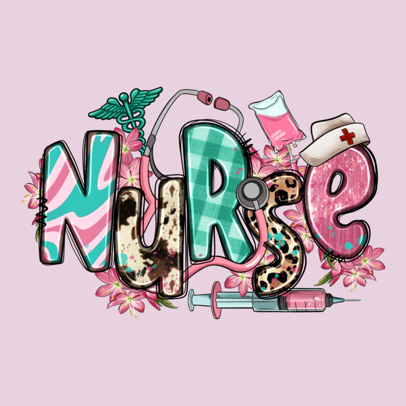 Floral Nurse Ladies Tee by RanaPortraitStore | Teevron