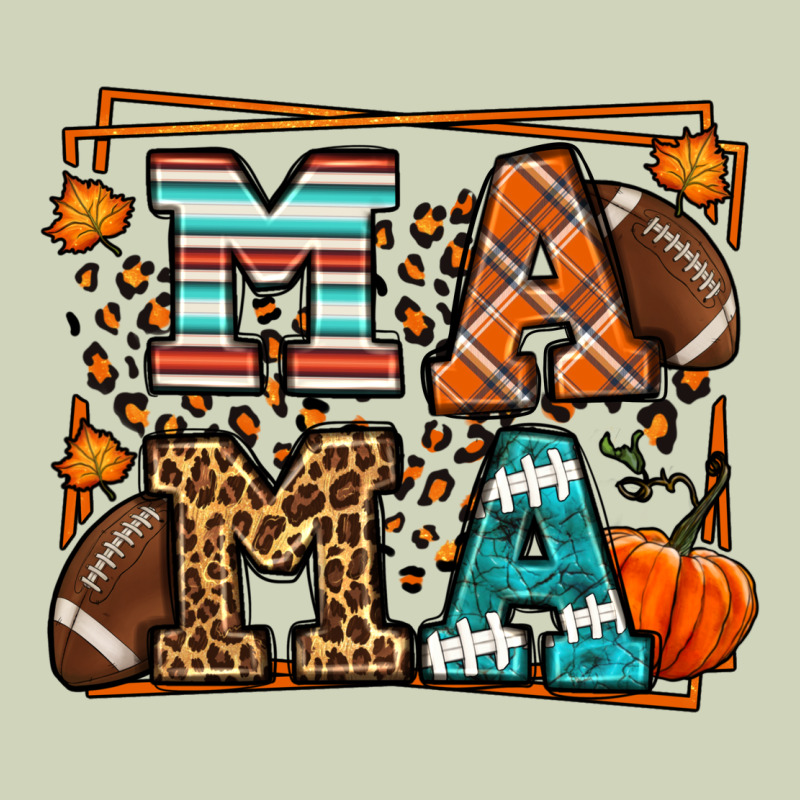 Fall American Football Autumn Mama Heavyweight Hoodie by LillyAllenDesigns | Teevron