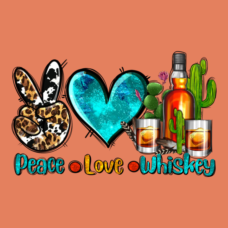 Peace Love Whiskey Classic Tee by AdoDesignShop | Teevron