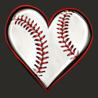 Baseball Heart Heavy Core Tee | Teevron