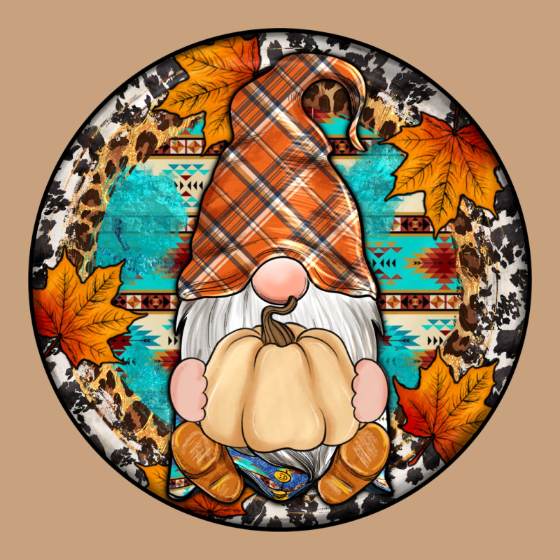Fall Gnomes Round Earrings Vintage Tee by Artiststas | Teevron