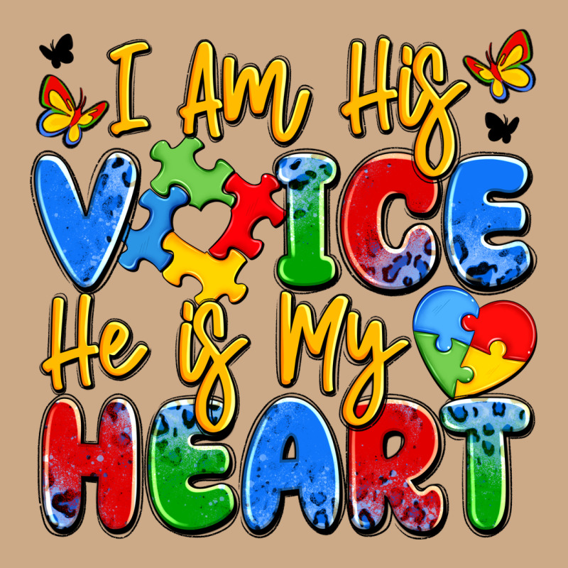 I Am His Voice He Is My Heart Vintage Hoodie by JahusDesignShop | Teevron