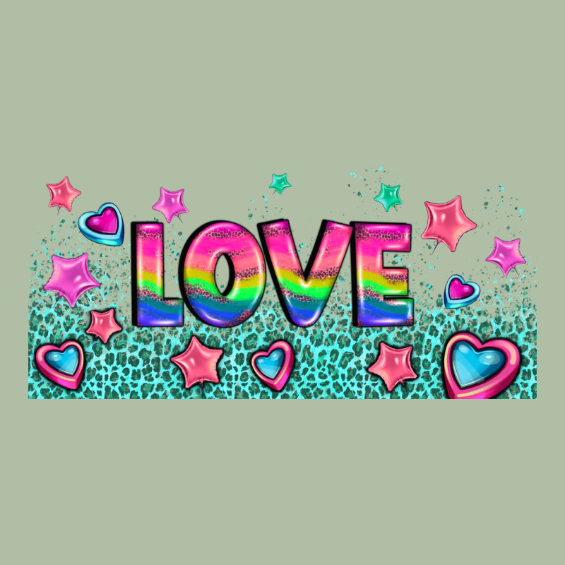 Lgbt Love With Hearts And Stars Urban Heavy Tee by AdoDesignShop | Teevron