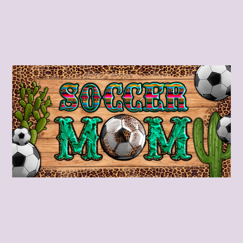 Soccer Mom With Ball And Cactus And Serape Licanse Plate Classic Tee by Artiststas | Teevron