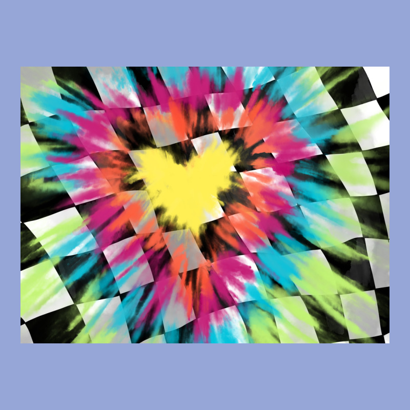 Tie Dye Hearth Shaped Race Flag Background 3200x2400 Classic Tee by AdoDesignShop | Teevron