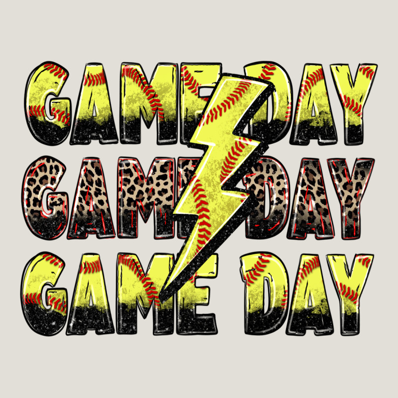 Game Day Game Day Softball Lightning Bolt Heavy Core Tee by Zillion Design Studio | Teevron