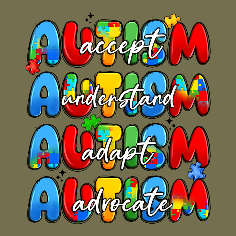 Autism Accept Understand Adopt Advocate Vintage Hoodie by JahusDesignShop | Teevron