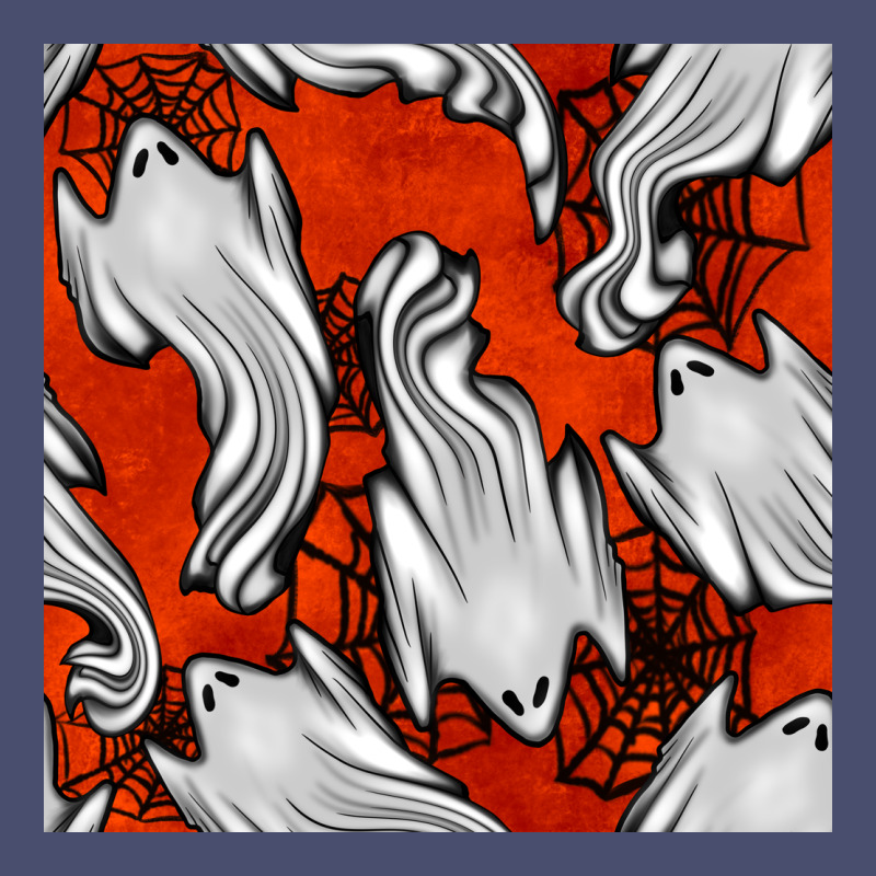 Flying Ghosts Seamless Pattern Vintage Tee by BundleAndBundleShop | Teevron