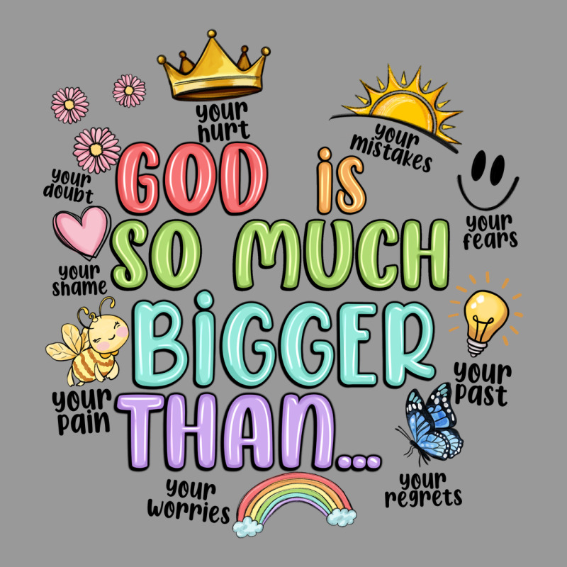 God Is Bigger Vintage Hoodie by JahusDesignShop | Teevron